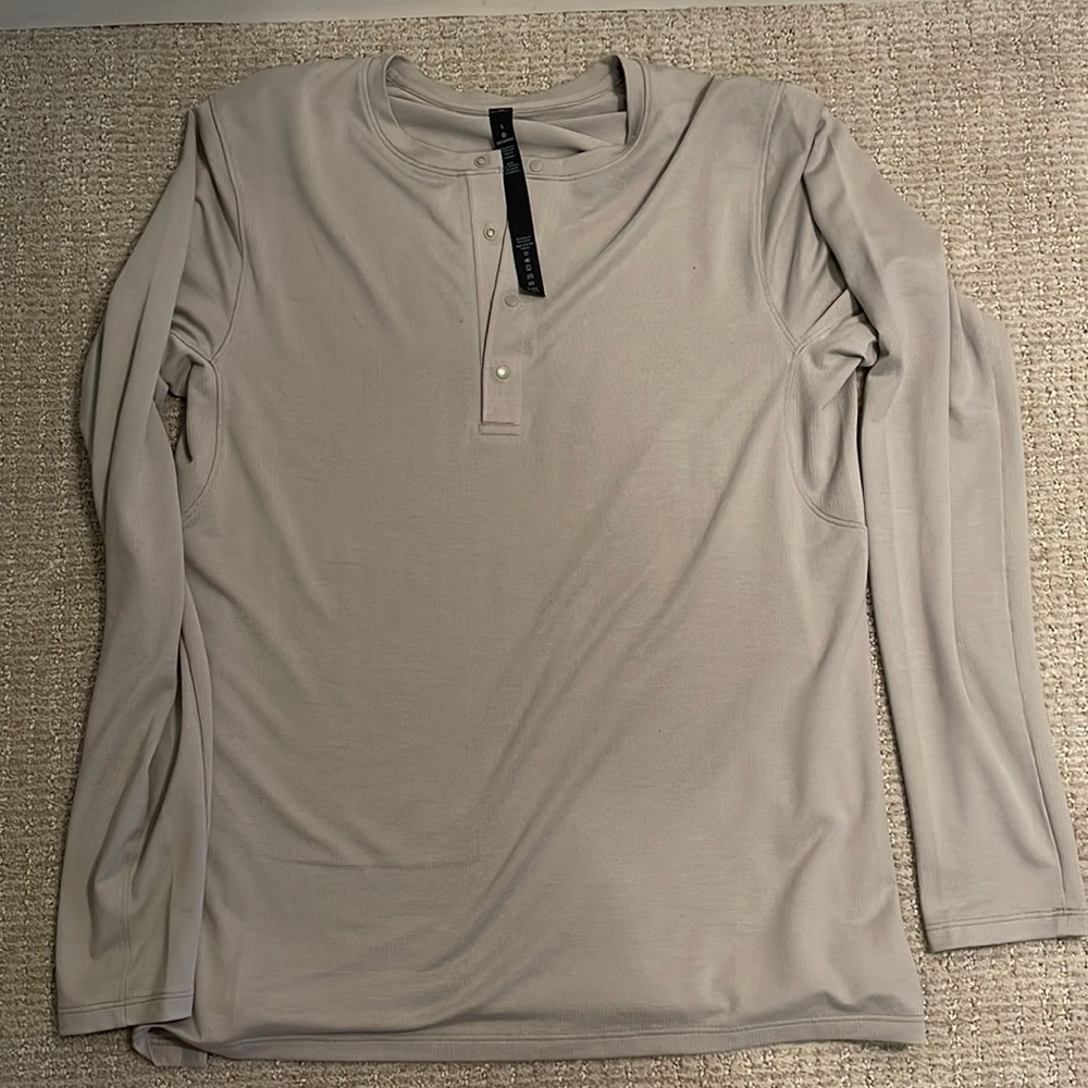Mens Lululemon Snap Henley Size Small